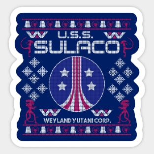 Sulaco Ugly Xmas Sweater Sticker